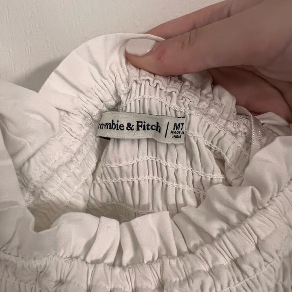 A&F Smocked Bodice Easy Mini Dress - Picture 2 of 3